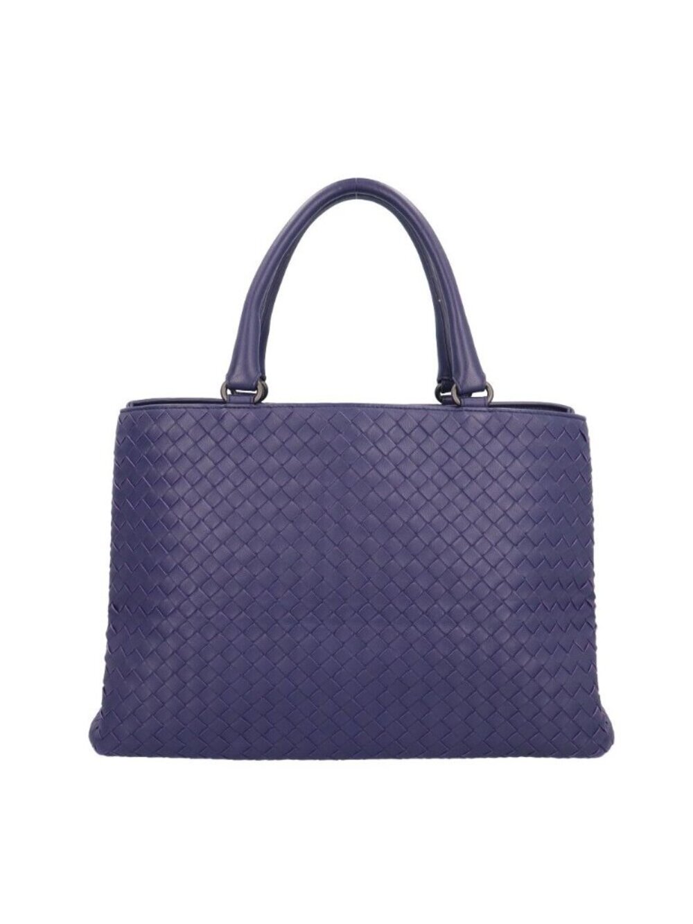 Bottega Veneta Intrecciato Tote Bag Leather Purple